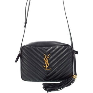 Saint Laurent Quilted Matelasse Paris Lou Camera Chain Shoulder Bag